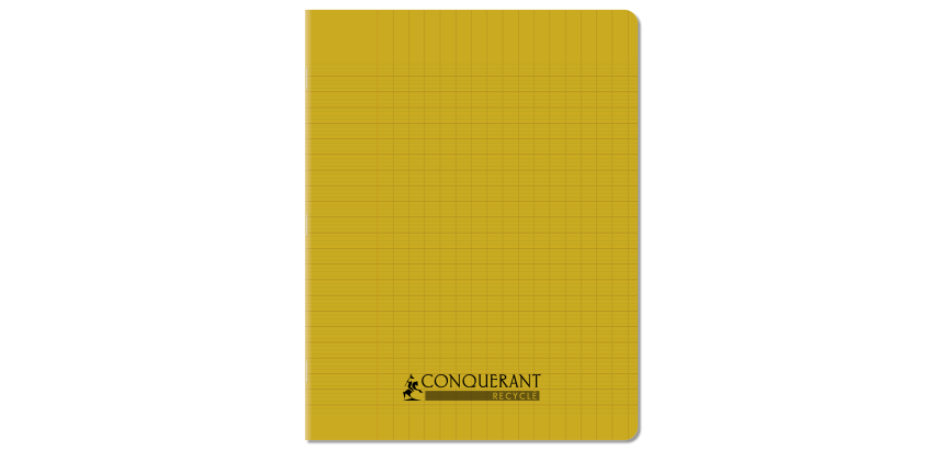 Cahier Conquerant Recycle Agrafe 170X220 96P Seyes Polypro