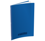 Cahier Conquerant classique agrafe 210x297 48p 90g seyes polypro bleu