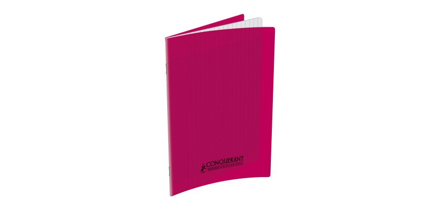 Cahier Conquerant Classique Agrafe 170X220 48P 90G Seyes Polypro