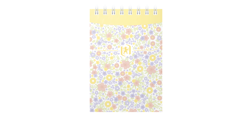 Bloc Oxford Floral Integrale 74X105 140P Optik P. Ligne 6Mm