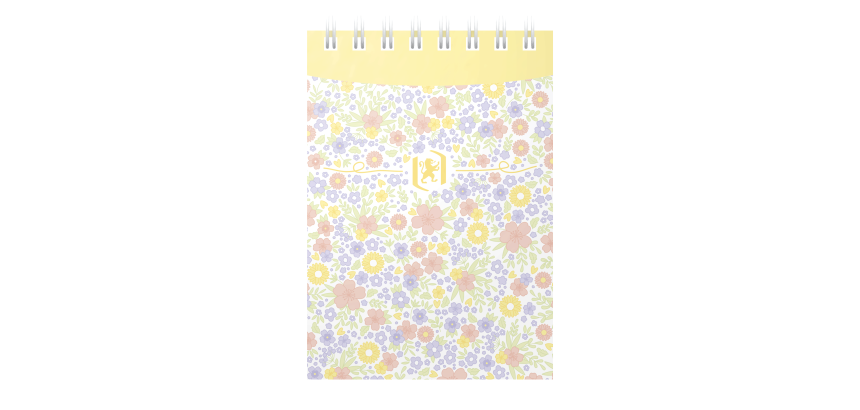 Bloc Oxford Floral Integrale 74X105 140P Optik P. Ligne 6Mm