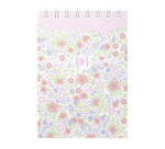 Bloc Oxford Floral Integrale 74X105 140P Optik P. Ligne 6Mm