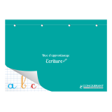 Bloc Ecriture Conquerant Classique Endosse 4 Trous 210X297 Paysage 160P 90G Dl3/10 Aqua