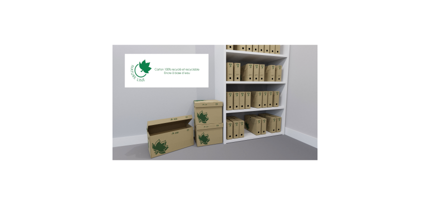 10 boite d'archivage Fast nature line d8 manuel ecru