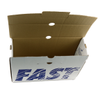 10 boite d'archivage Fast d10 manuel blanc/bleu