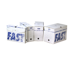 600 boites d'archivage Fast d20 manuel blanc/bleu sur palette