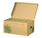 5 conteneur d'archivage couv. Fast n.line manu ecru