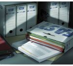 600 boites d'archivage Fast d20 manuel blanc/bleu sur palette