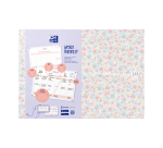 Bloc Oxford Floral Endosse 210X297-60P Optik P. Recto Print Wpl