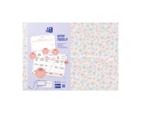 Bloc Oxford Floral Endosse 210X297-60P Optik P. Recto Print Wpl
