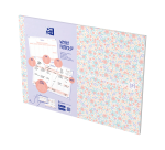 Bloc Oxford Floral Endosse 210X297-60P Optik P. Recto Print Wpl