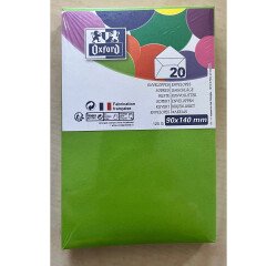 Paquet D'EnveloPPes Oxford 90X140 X20 Vert Anis