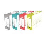 Pack 20 boites d'archivage Elba d10 automatique assorti