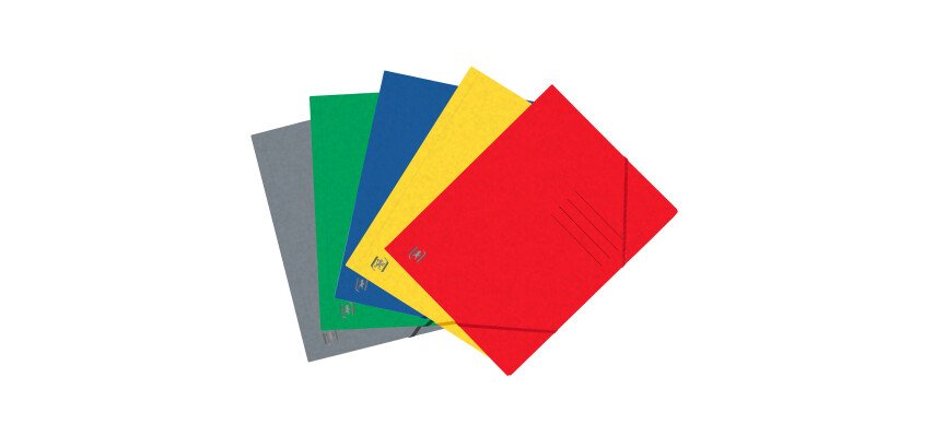 Chemise Elast 3Rab. Oxford Impr. Topfile+ A4 Assorti 5C