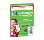 Fiches bristol Oxford revision 2.0 105x148 np 32 fiches s/film q5/5 assorti