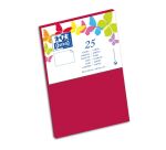 Carte de visite Oxford 100x150 x25 rouge