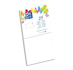 Carte de visite Oxford 106x210 x25 blanc