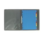 Intercalaires neutres A4 12 positions mylar colore 225g assorti