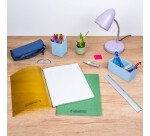 Cahier Conquerant Recycle Agrafe 170X220 96P Seyes Polypro