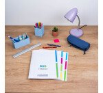 Cahier 2 Sections Conquerant Classique Agrafe 240X320 96P 90G Seyes Polypro Incolore