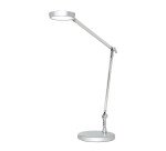 Lampe de bureau Led Unilux senza2 gris métal/chrome prise Europe