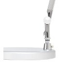 Lampe de bureau Led Unilux senza2 gris métal/chrome prise Europe