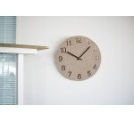 Pendule acoustique écologique Unilux en pet recyclé hello diamètre 40 cm