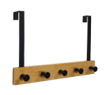 Patere de porte karako bamboo noir