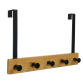 Patere de porte karako bamboo noir
