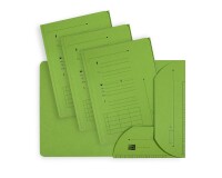 Lot de 25 sous dossier Oxford ultimate 2rabats a4 kraft vert