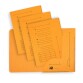 Lot de 25 sous dossier Oxford ultimate 2rabats a4 kraft jaune