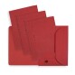 Lot de 25 sous dossier Oxford ultimate 2rabats a4 kraft rouge