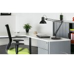 Lampe de bureau led Unilux success 80 noir prise europe