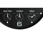 Pendule Unilux on time noir