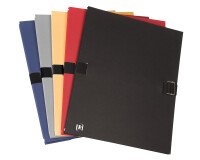 Chemise a sangle ext b bloc Oxford 24x32 papier toile assorti