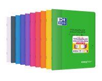 Cahier de travaux pratiques easybook Oxford agrafe 240x320 80pages seyes/uni assorti