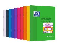 Cahier de travaux pratiques easybook Oxford agrafe 170x220 80pages seyes/uni assorti