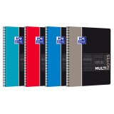 Multinotes Oxford etudiant integrale 4 trous 245x310 160p optik p. ligne 7mm+tag polypro assorti