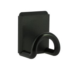 Patère de porte fil magnétique noir