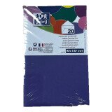 Lot de 20 enveloppes Oxford 90x140   gommee patte pointue de visite violet