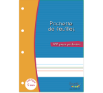Etui de feulles simples Oxford serpodile perforees 210x297 100p ligne 5mm
