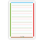 Etui de feulles simples Oxford serpodile perforees 210x297 100p seyes 2mm à carreaux