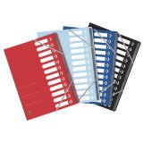 Trieur standard Oxford a4 12 positions couverture carte assortis