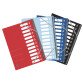 Trieur standard Oxford a4 12 positions couverture carte assortis
