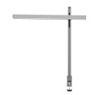 Lampe zenith à led gris métal