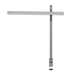 Lampe zenith à led gris métal