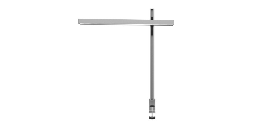 Lampe zenith à led gris métal