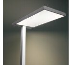 Lampadaire versus à led sur socle blanc