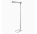 Lampadaire versus à led sur socle blanc
