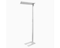 Lampadaire versus à led sur socle blanc